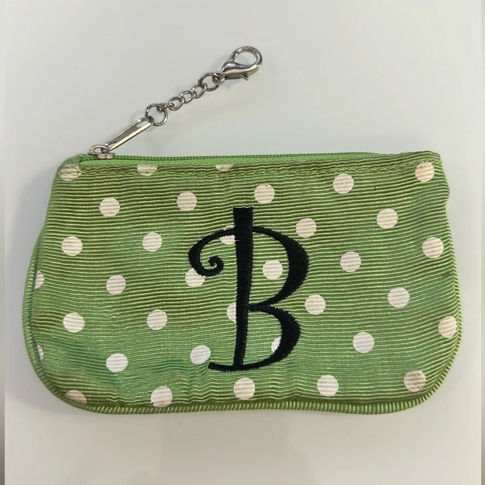 🆓FREE with purchase! B Polka Dot ID Wallet Coin Purse
